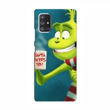 Рождественские Чехлы для Samsung Galaxy A72 (VPrint) Зеленый Гринч - купить на Floy.com.ua