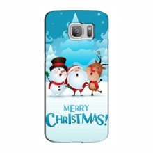 Рождественские Чехлы для Samsung S7 Еdge, G935 (VPrint)