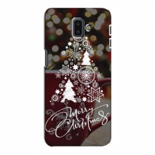 Рождественские Чехлы для Samsung J6 Plus, J6 Плюс 2018 (J610) (VPrint)