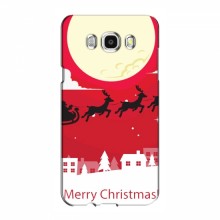 Рождественские Чехлы для Samsung J7 2016, J710, J7108 (VPrint) Санта с оленями - купить на Floy.com.ua