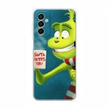 Рождественские Чехлы для Samsung Galaxy M13 (VPrint) Зеленый Гринч - купить на Floy.com.ua