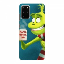 Рождественские Чехлы для Samsung Galaxy S20 (VPrint) Зеленый Гринч - купить на Floy.com.ua