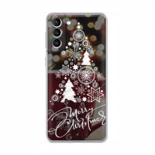 Рождественские Чехлы для Samsung Galaxy S21 (VPrint) Елочка узорная - купить на Floy.com.ua