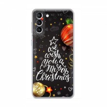 Рождественские Чехлы для Samsung Galaxy S21 (VPrint) Елочка - купить на Floy.com.ua