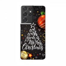 Рождественские Чехлы для Samsung Galaxy S21 Plus (VPrint) Елочка - купить на Floy.com.ua
