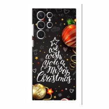 Рождественские Чехлы для Samsung Galaxy S22 Ultra (VPrint) Елочка - купить на Floy.com.ua