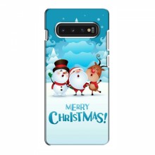 Рождественские Чехлы для Samsung S10 (VPrint) - купить на Floy.com.ua