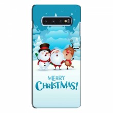 Рождественские Чехлы для Samsung S10 Plus (VPrint)