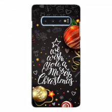 Рождественские Чехлы для Samsung S10 Plus (VPrint) Елочка - купить на Floy.com.ua