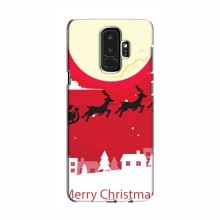 Рождественские Чехлы для Samsung S9 Plus (VPrint) Санта с оленями - купить на Floy.com.ua