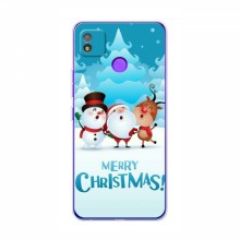Рождественские Чехлы для TECNO POP 4 (VPrint) - купить на Floy.com.ua