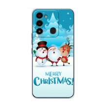 Рождественские Чехлы для TECNO Spark 8 (VPrint) - купить на Floy.com.ua