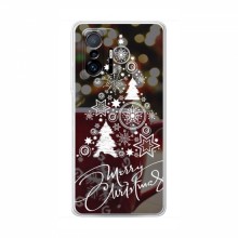Рождественские Чехлы для Xiaomi 11T (VPrint) Елочка узорная - купить на Floy.com.ua