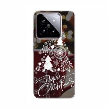 Рождественские Чехлы для Xiaomi 14 (VPrint) Елочка узорная - купить на Floy.com.ua
