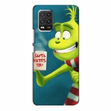 Рождественские Чехлы для Xiaomi Mi 10 Lite (VPrint) Зеленый Гринч - купить на Floy.com.ua