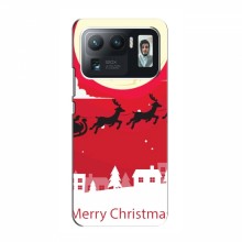 Рождественские Чехлы для Xiaomi Mi 11 Ultra (VPrint) Санта с оленями - купить на Floy.com.ua