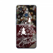 Рождественские Чехлы для Xiaomi POCO C55 (VPrint) Елочка узорная - купить на Floy.com.ua