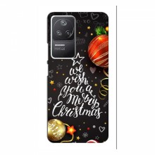 Рождественские Чехлы для Xiaomi POCO F4 (5G) (VPrint) Елочка - купить на Floy.com.ua