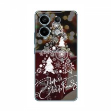 Рождественские Чехлы для Xiaomi POCO X6 5G (VPrint) Елочка узорная - купить на Floy.com.ua