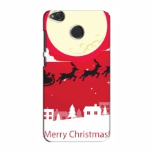Рождественские Чехлы для Xiaomi Redmi 4X (VPrint) Санта с оленями - купить на Floy.com.ua
