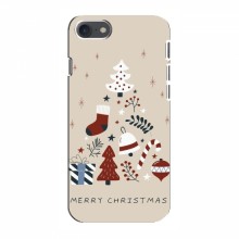 Рождественские, Праздничные Чехлы для iPhone 8 Merry Christmas - купить на Floy.com.ua