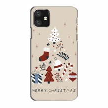 Рождественские, Праздничные Чехлы для iPhone 12 mini Merry Christmas - купить на Floy.com.ua