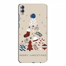 Рождественские, Праздничные Чехлы для Huawei Honor 8X Max Merry Christmas - купить на Floy.com.ua