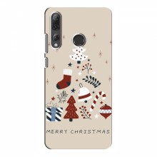 Рождественские, Праздничные Чехлы для Huawei P Smart Plus 2019 Merry Christmas - купить на Floy.com.ua