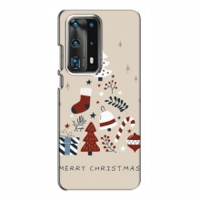 Рождественские, Праздничные Чехлы для Huawei P40 Merry Christmas - купить на Floy.com.ua
