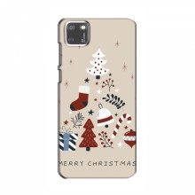 Рождественские, Праздничные Чехлы для Huawei Y5p Merry Christmas - купить на Floy.com.ua