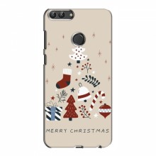 Рождественские, Праздничные Чехлы для Huawei Y7 Prime 2018 Merry Christmas - купить на Floy.com.ua