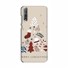 Рождественские, Праздничные Чехлы для Huawei P Smart S / Y8p (2020) Merry Christmas - купить на Floy.com.ua