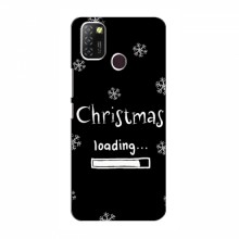 Рождественские, Праздничные Чехлы для Infinix Hot 10 Lite Christmas loading - купить на Floy.com.ua