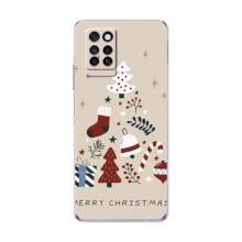 Рождественские, Праздничные Чехлы для Infinix Note 10 Pro Merry Christmas - купить на Floy.com.ua