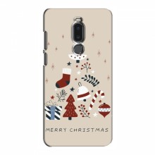 Рождественские, Праздничные Чехлы для Meizu Note 8 Merry Christmas - купить на Floy.com.ua