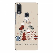 Рождественские, Праздничные Чехлы для Meizu Note 9 Merry Christmas - купить на Floy.com.ua