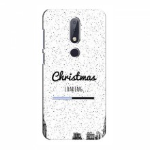 Рождественские, Праздничные Чехлы для Nokia 6.1 Plus Рождество загружается - купить на Floy.com.ua