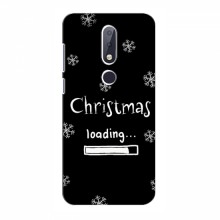 Рождественские, Праздничные Чехлы для Nokia 6.1 Plus Christmas loading - купить на Floy.com.ua