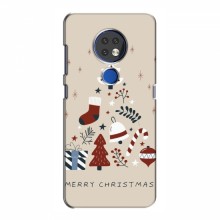 Рождественские, Праздничные Чехлы для Nokia 6.2 (2019) Merry Christmas - купить на Floy.com.ua