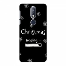 Рождественские, Праздничные Чехлы для Nokia 7.1 Christmas loading - купить на Floy.com.ua