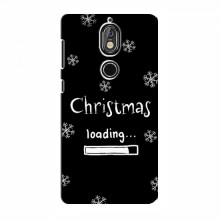 Рождественские, Праздничные Чехлы для Nokia 7