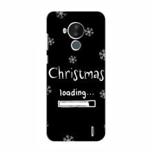 Рождественские, Праздничные Чехлы для Nokia C30 Christmas loading - купить на Floy.com.ua
