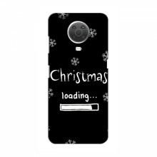 Рождественские, Праздничные Чехлы для Nokia G10 Christmas loading - купить на Floy.com.ua