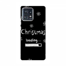 Рождественские, Праздничные Чехлы для Motorola Edge 40 Pro Christmas loading - купить на Floy.com.ua