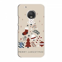 Рождественские, Праздничные Чехлы для Motorola MOTO G5 Merry Christmas - купить на Floy.com.ua