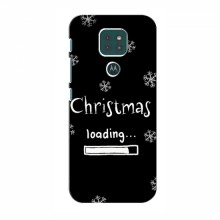 Рождественские, Праздничные Чехлы для Motorola MOTO G9 Play Christmas loading - купить на Floy.com.ua