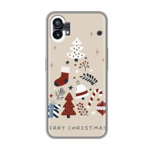 Рождественские, Праздничные Чехлы для Nothing Phone 1 Merry Christmas - купить на Floy.com.ua