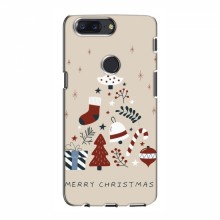 Рождественские, Праздничные Чехлы для OnePlus 5T Merry Christmas - купить на Floy.com.ua