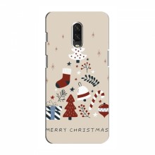 Рождественские, Праздничные Чехлы для OnePlus 6T Merry Christmas - купить на Floy.com.ua