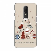 Рождественские, Праздничные Чехлы для OnePlus 6 Merry Christmas - купить на Floy.com.ua